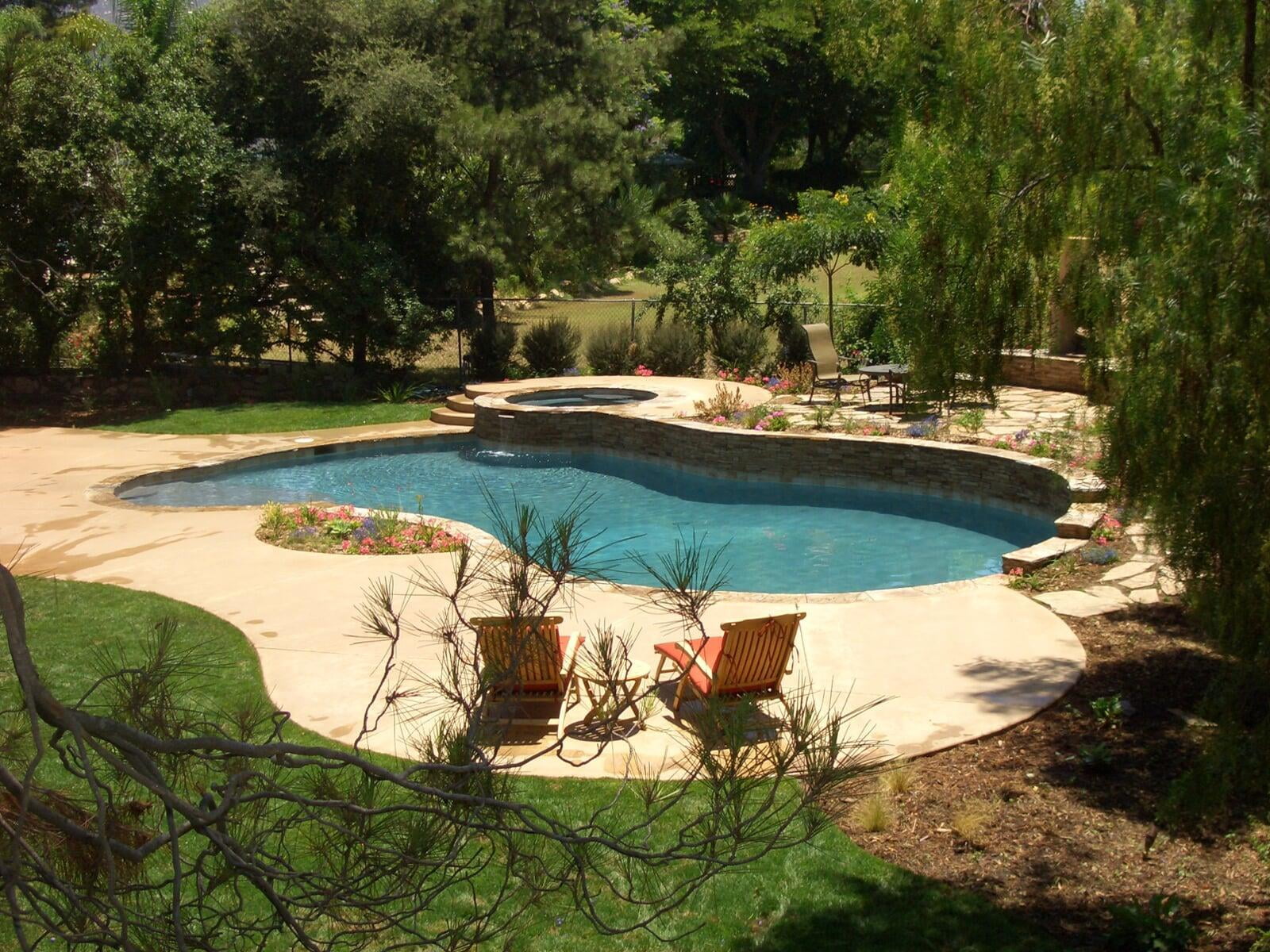 Swimming pool and spa